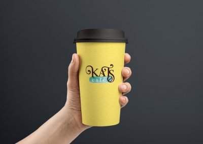 Identidad de marca para Kats Cafe promocional