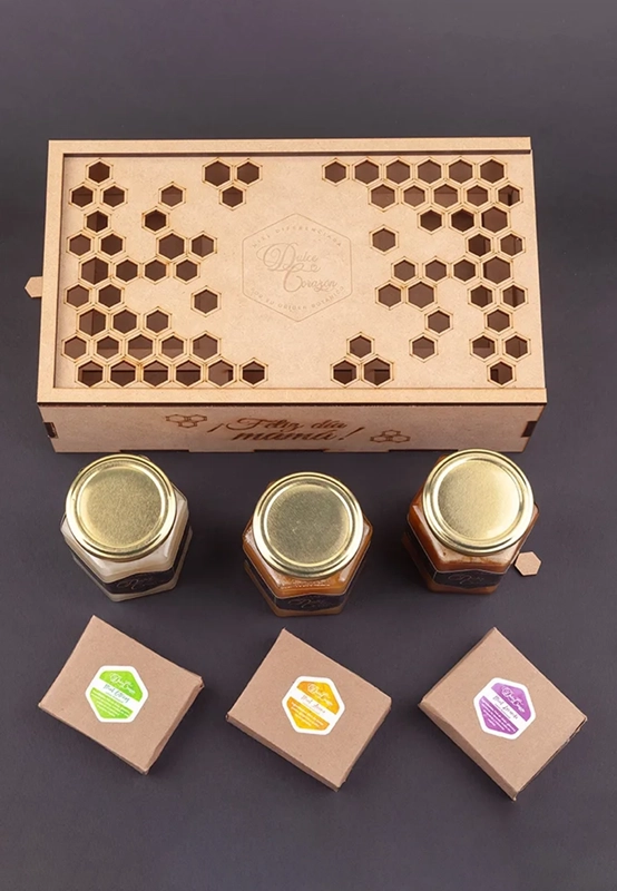 Diseño y fabricación de cajas para productos de miel