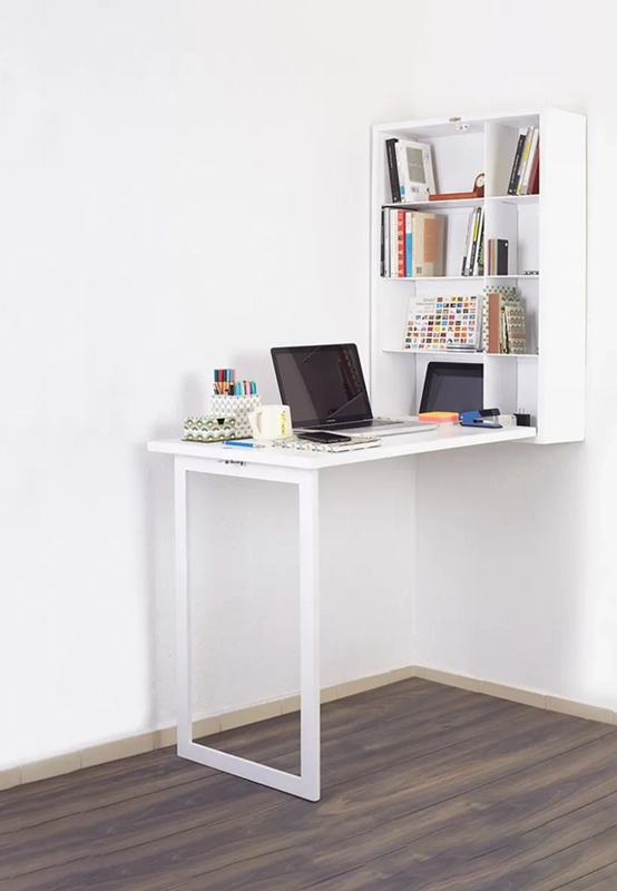 Diseño y fabricación de escritorio plegable de madera de pino