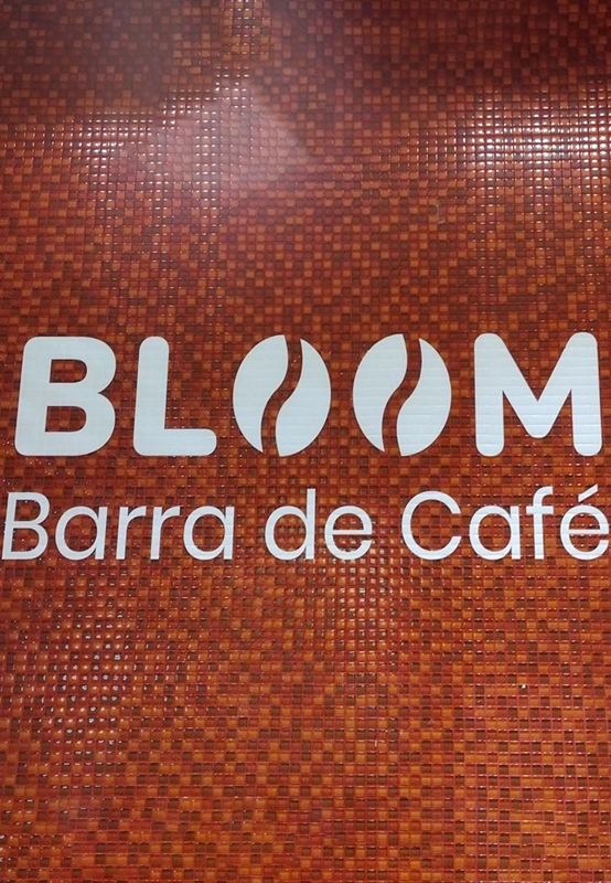 Vinil decorativo para cafetería Bloom barra de café